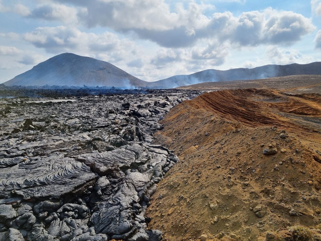 Varnargarðar eldgos Syðstu Meradalir