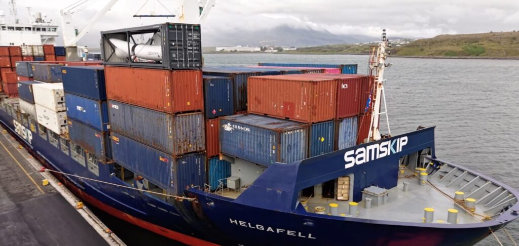 Helgafell container ship